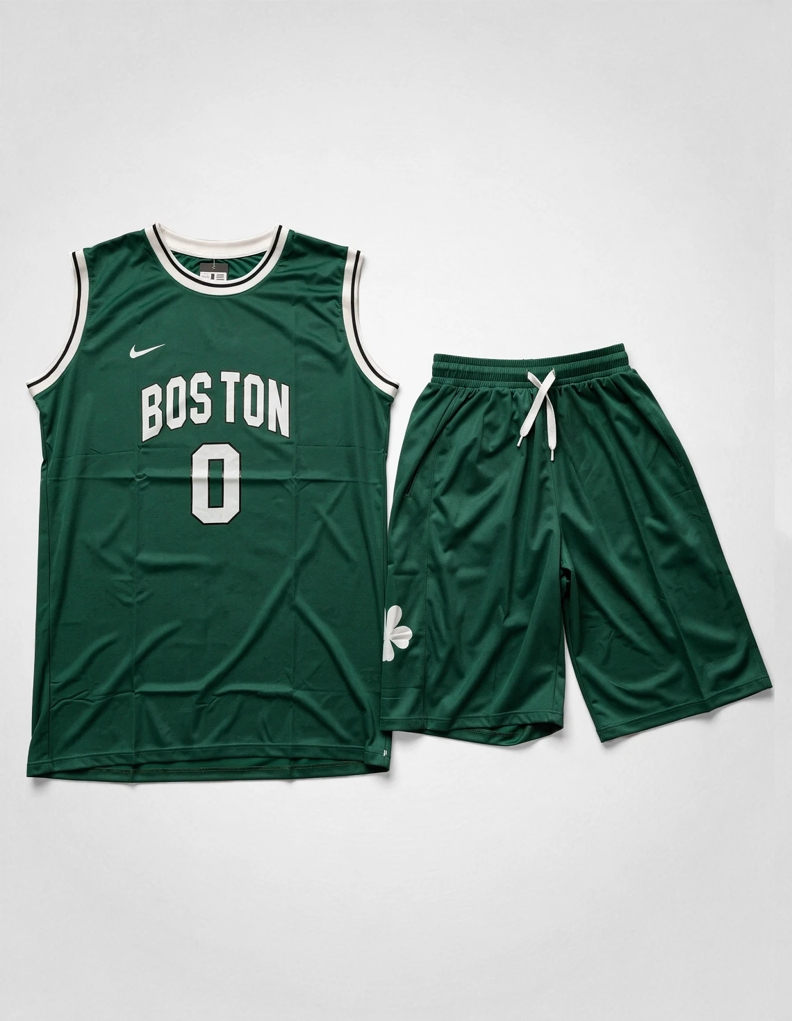 ست رکابی و شلوارک بسکتبال Unisex نایک Nike Boston Celtics No.0 M
