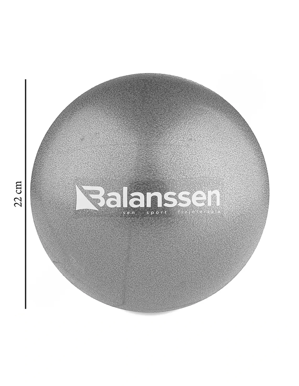 توپ پیلاتس Unisex بدون برند نی دار 22 سانتی متری Balanssen