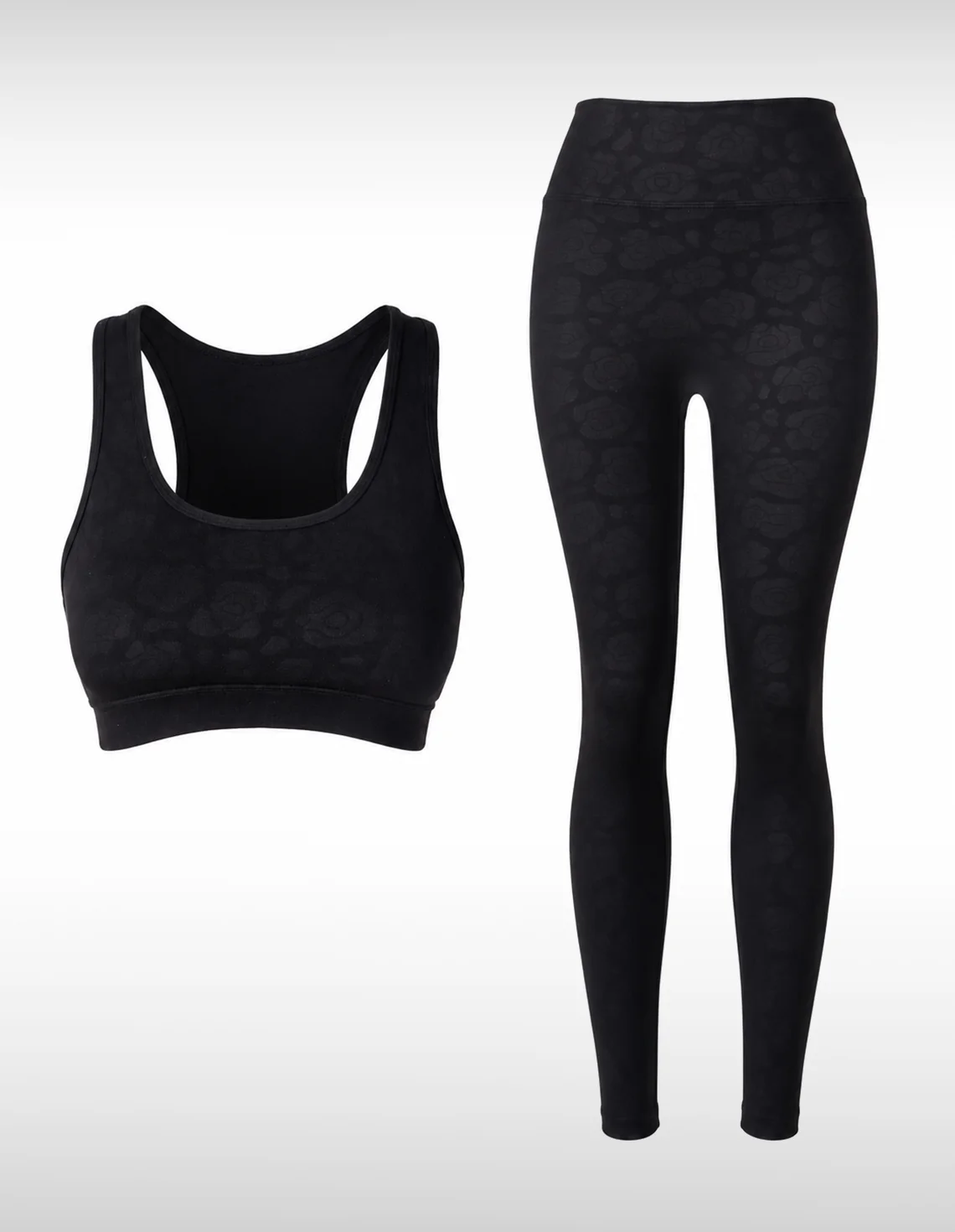 ست نیم تنه و لگ ورزشی زنانه بدون برند Elegant Fit W